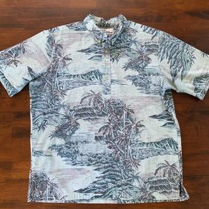 Reyn Spooner Hawaiian Aloha Shirt Diamond Head
